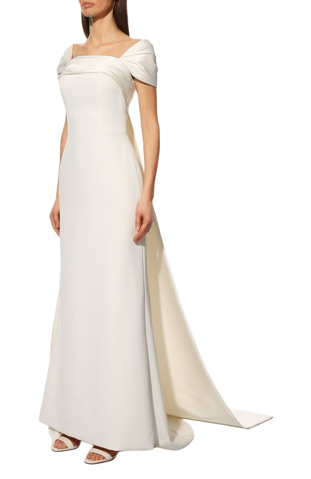 Атласное платье VIKTOR & ROLF MARIAGE молочного цвета по цене 635500 руб., арт. VRM287, фото 3 Атласное платье VIKTOR & ROLF MARIAGE, арт. VRM287, фото 3