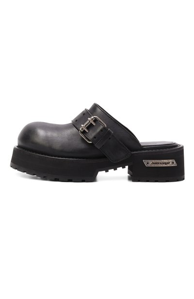 Кожаные сабо venom BALENCIAGA, арт. 866571/WBEQ4, фото 4