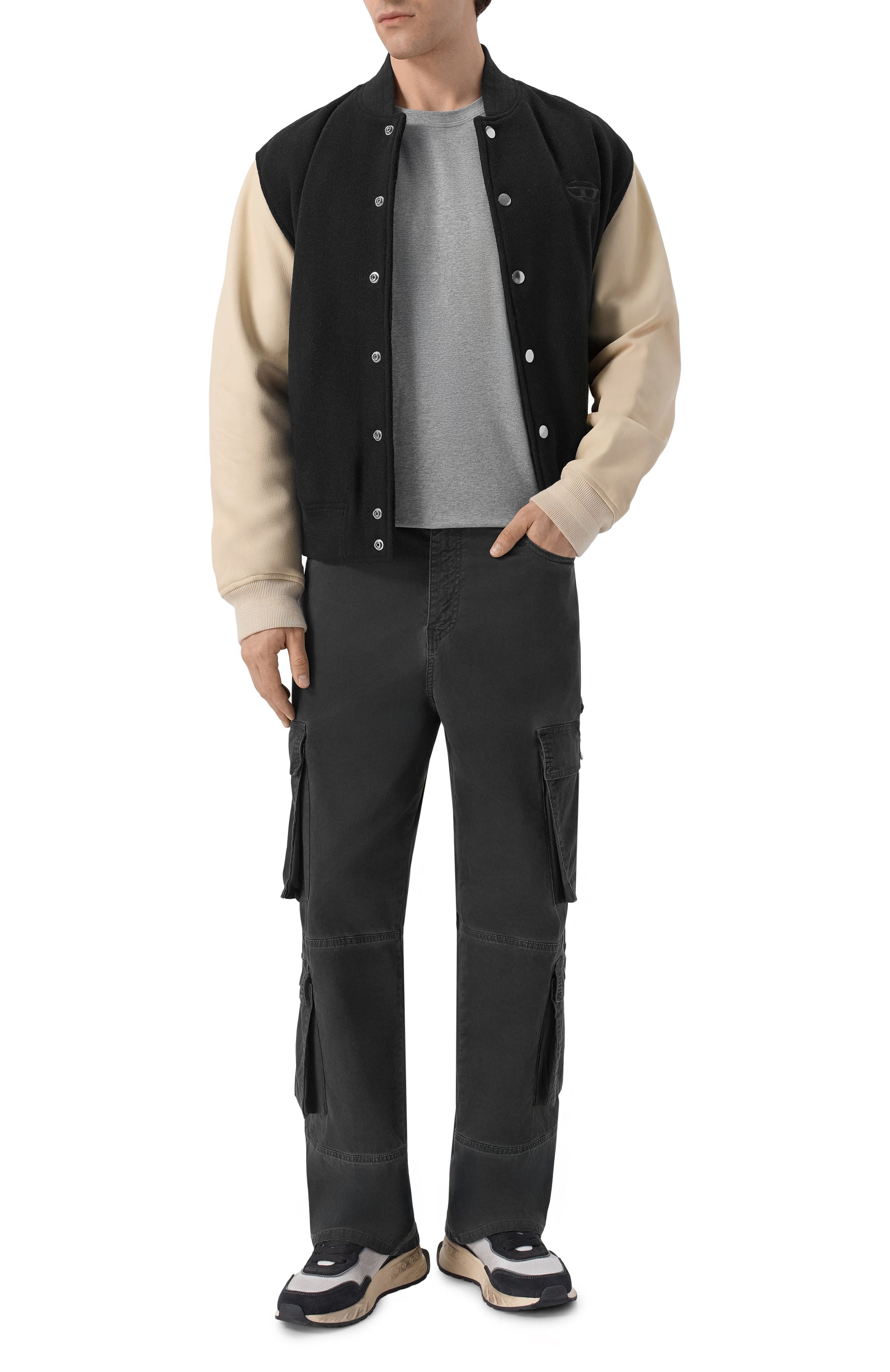 Хлопковая футболка BOGNER серого цвета по цене 11600 руб., арт. 58446604_1, фото 2 Хлопковая футболка BOGNER, арт. 58446604_1, фото 2