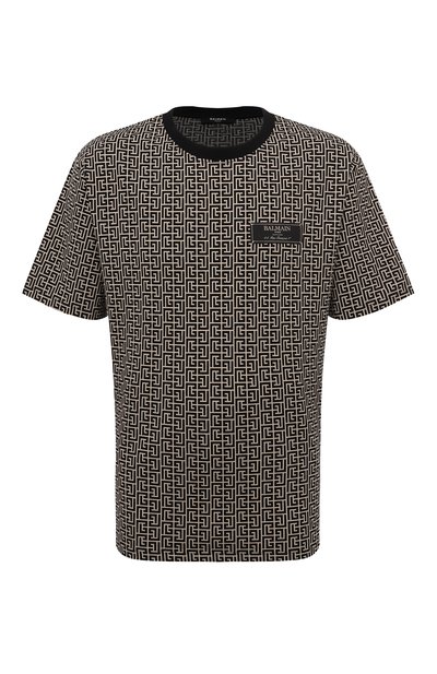 Мужская хлопковая футболка BALMAIN, арт. DH1EG000/JC97