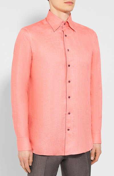 Льняная рубашка ZILLI, арт. MFR-MERCU-17092/RZ01, фото 3