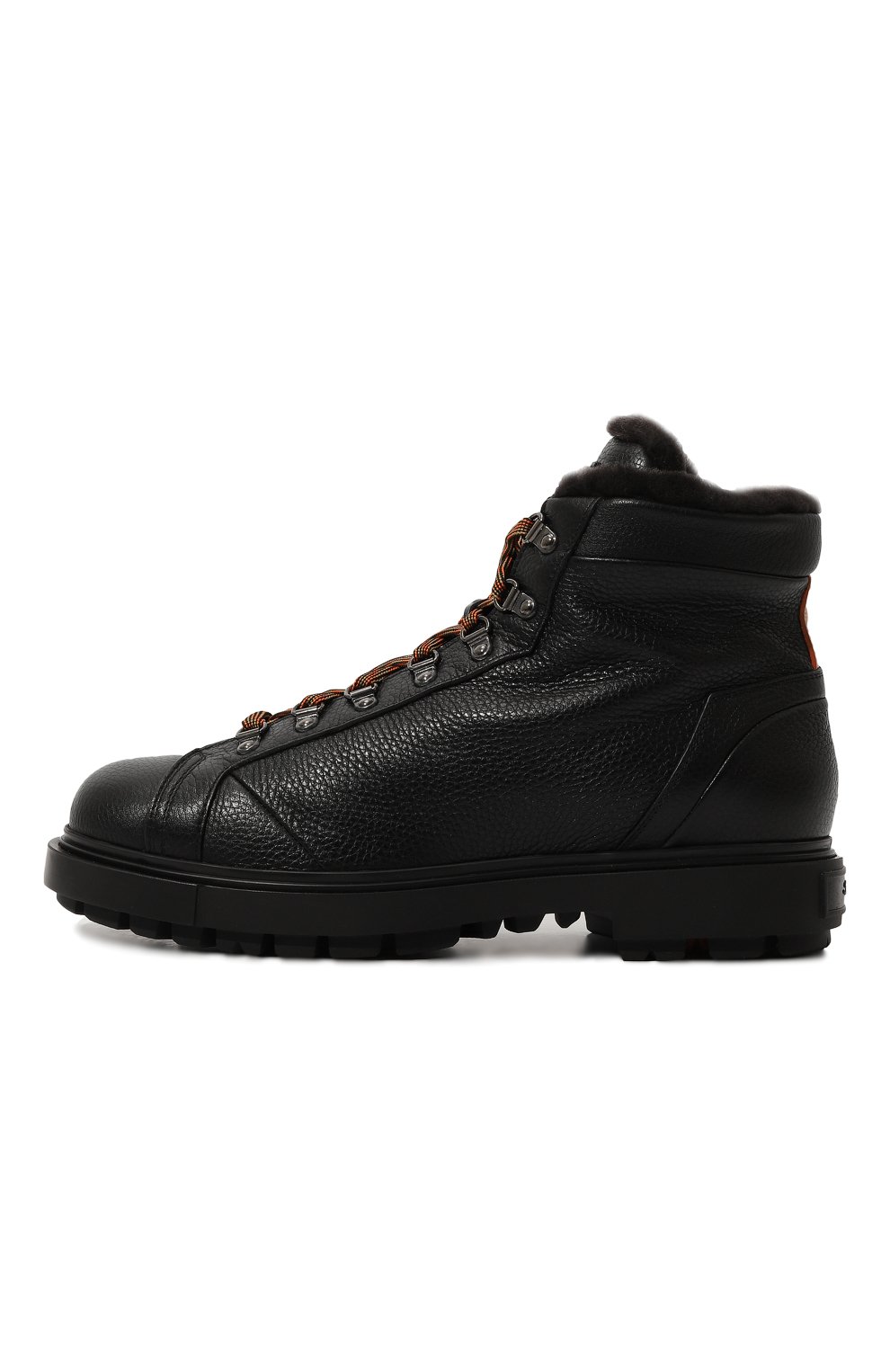 Кожаные ботинки SANTONI, арт. MGSG18190NERAMMMN01, фото 4