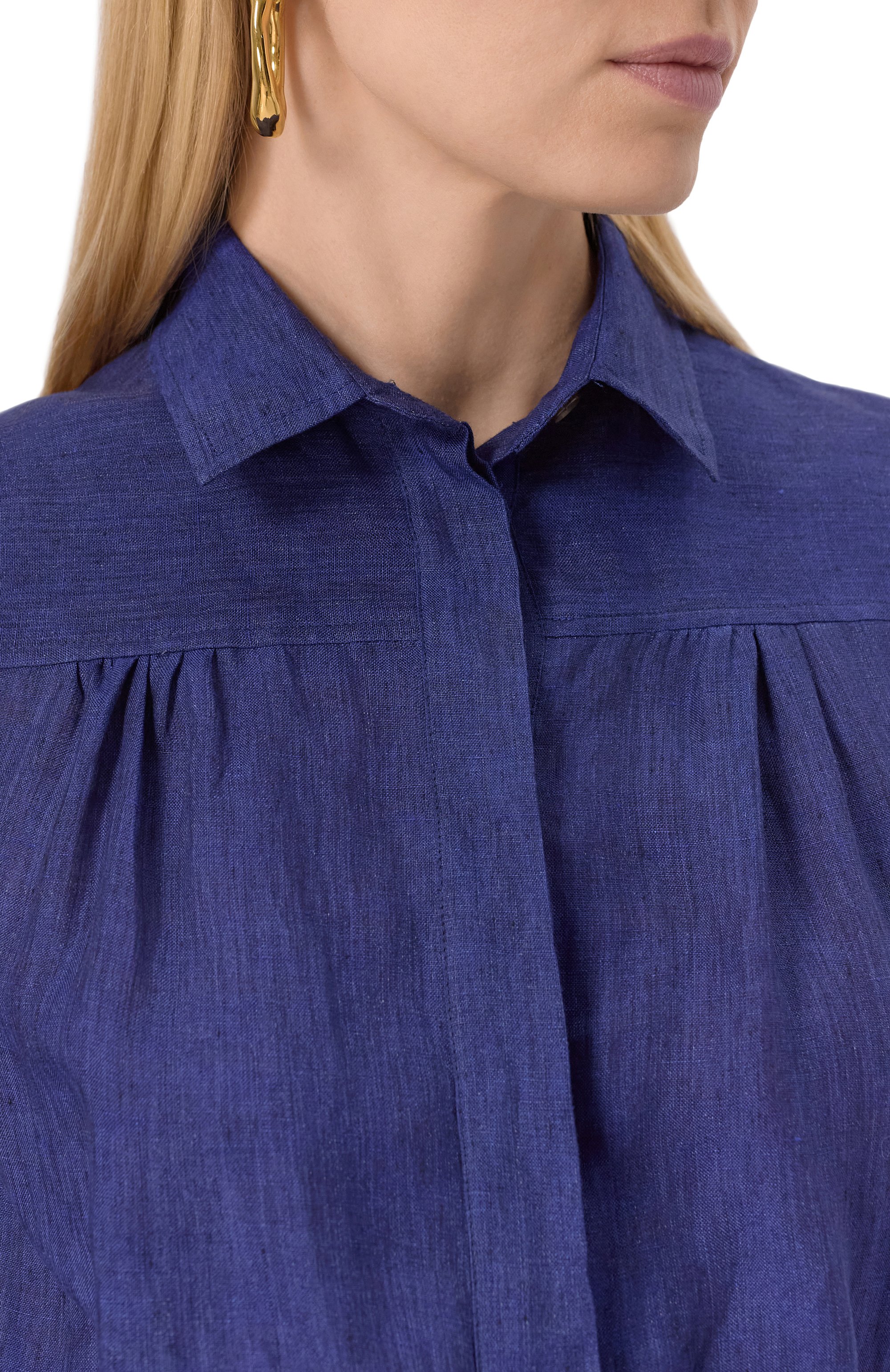 Льняное платье KITON, арт. D59329K0903E02, фото 5