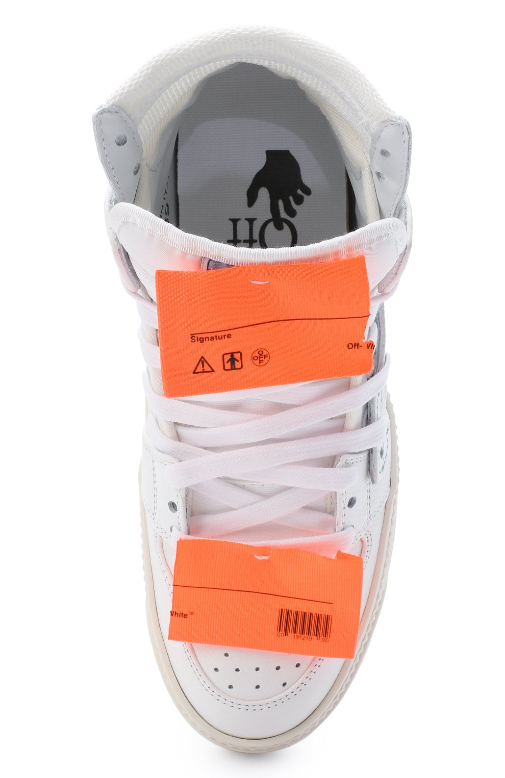 Комбинированные кеды off-court 3.0 OFF-WHITE белого цвета по цене 86100 руб., арт. 0WIA112E20LEA0010100, фото 5 Комбинированные кеды off-court 3.0 OFF-WHITE, арт. 0WIA112E20LEA0010100, фото 5