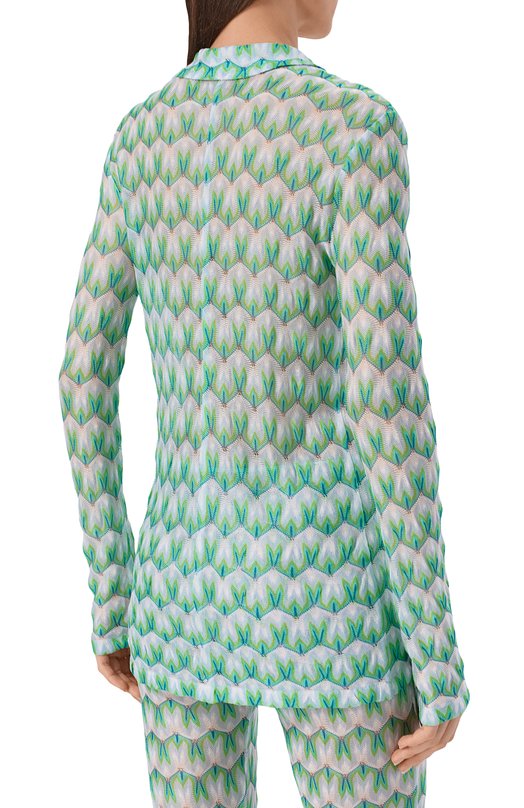 Кардиган из вискозы Missoni MS26SK0A/BR014I Зелёный  MS26SK0A/BR014I Фото 4