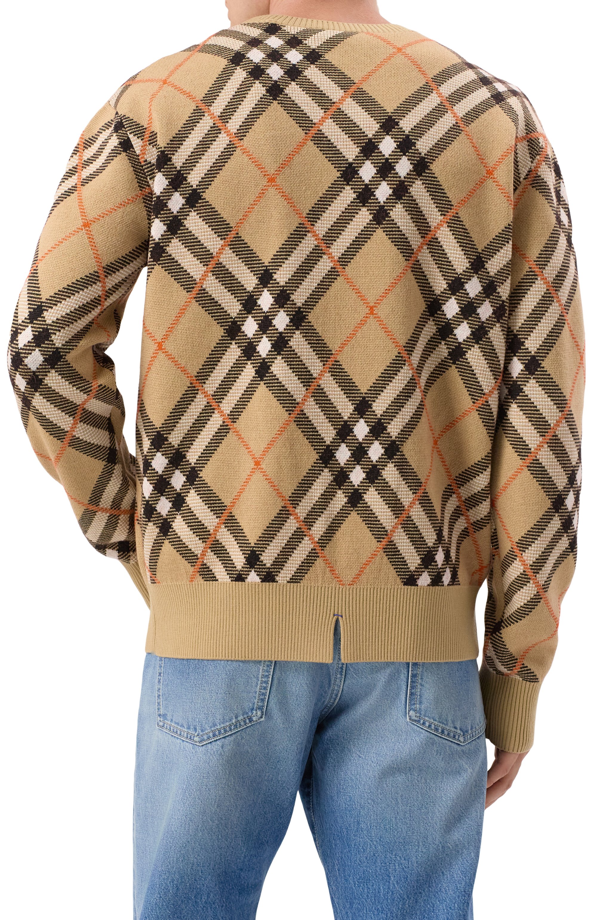 Шерстяной джемпер BURBERRY бежевого цвета по цене 155500 руб., арт. 8093497, фото 4 Шерстяной джемпер BURBERRY, арт. 8093497, фото 4