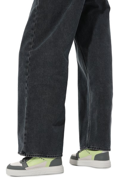 Кожаные кеды EMPORIO ARMANI, арт. X3X211/XR101, фото 3