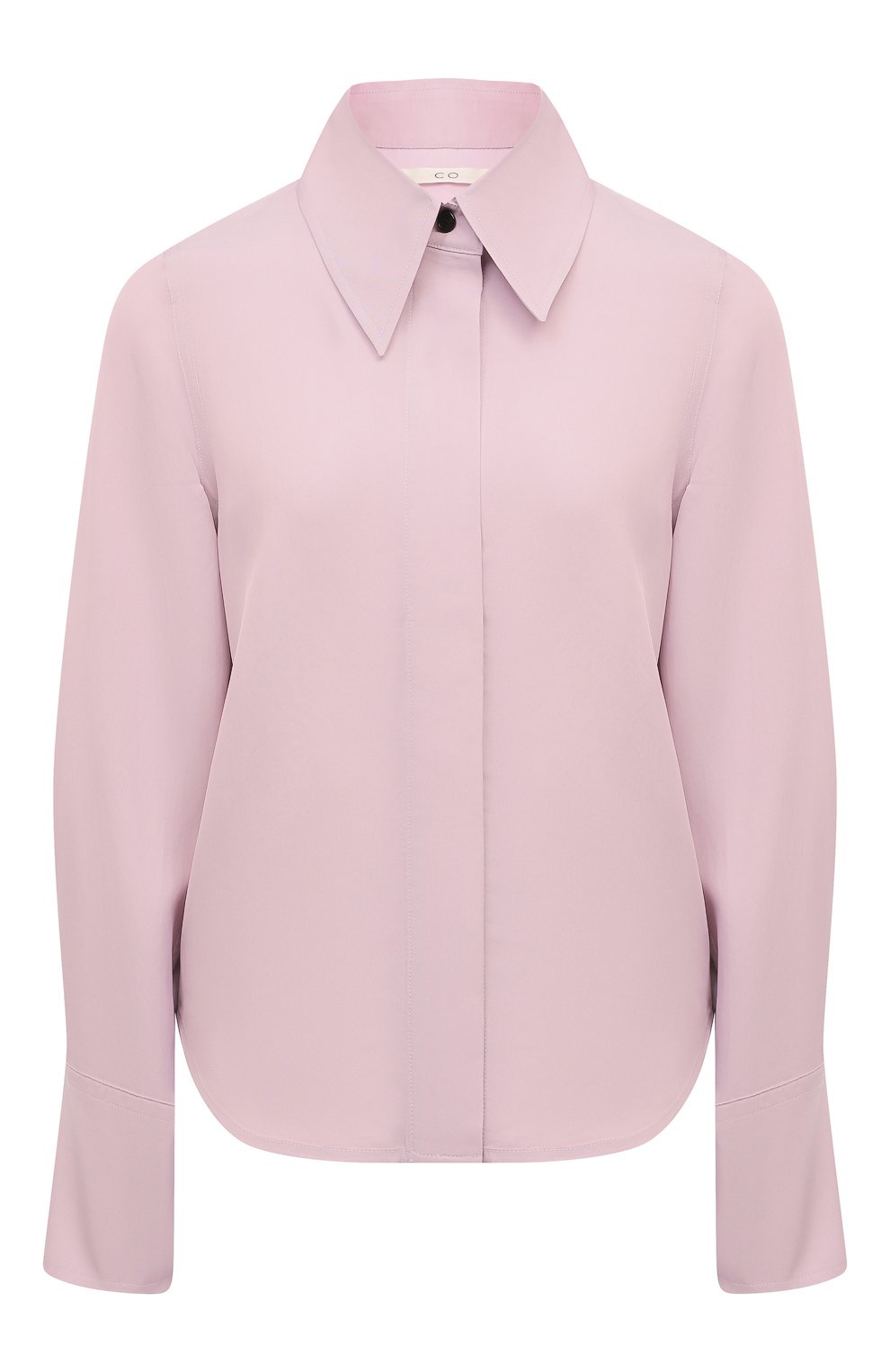 Рубашка из вискозы и шелка CO розового цвета по цене 87850 руб., арт. 1001DVST, фото 1 Рубашка из вискозы и шелка CO, арт. 1001DVST, фото 1