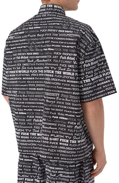 Хлопковая рубашка VETEMENTS, арт. UH76SH580B, фото 4