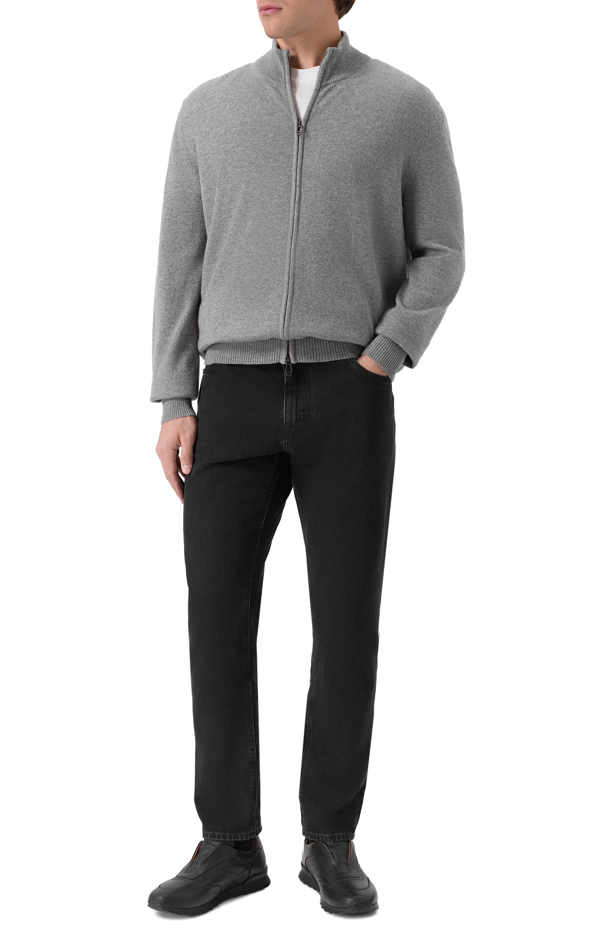 Кожаные кроссовки KITON, арт. USSA107N0109803, фото 2