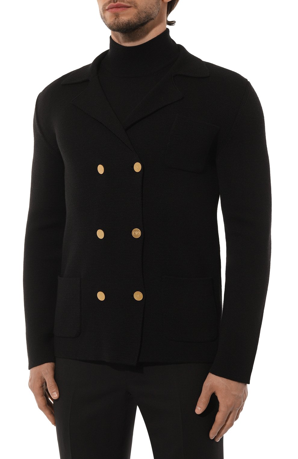 Шерстяной пиджак VALENTINO, арт. 3V3KA02W9GL, фото 3