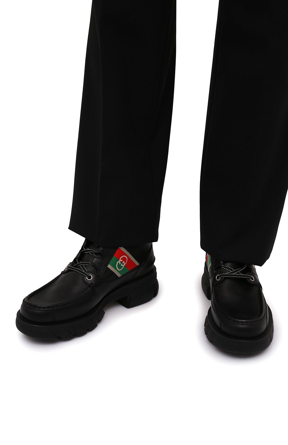 Кожаные ботинки GUCCI, арт. 663368/DTNE0, фото 3