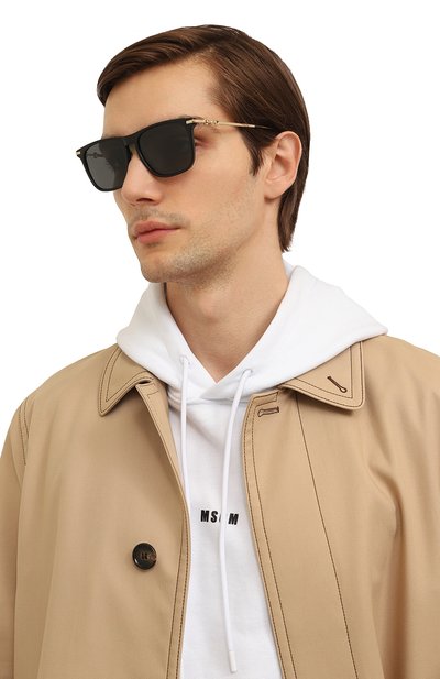 Солнцезащитные очки GUCCI черного цвета по цене 50400 руб., арт. GG0915S/648662 J0740, фото 3 Солнцезащитные очки GUCCI, арт. GG0915S/648662 J0740, фото 3