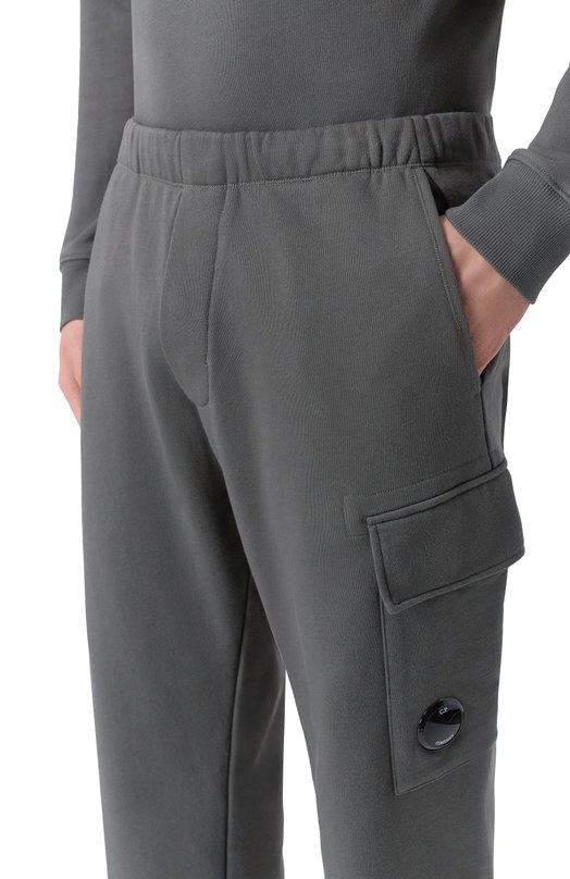 Хлопковые брюки C.P. Company 20CMSP066A/005086W Серый  20CMSP066A/005086W Фото 5