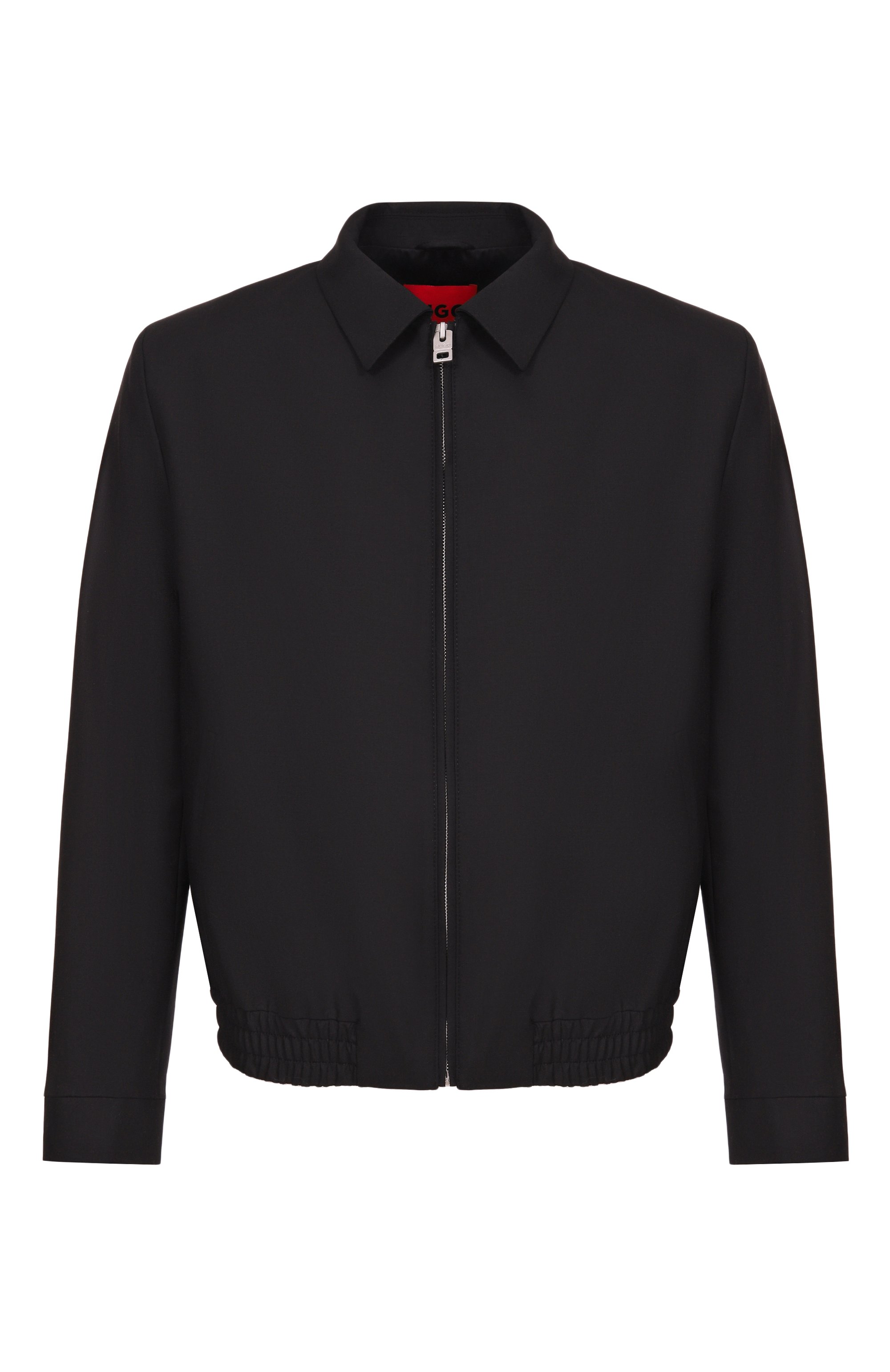 Бомбер HUGO черного цвета по цене 47800 руб., арт. 50554288, фото 1 Бомбер HUGO, арт. 50554288, фото 1