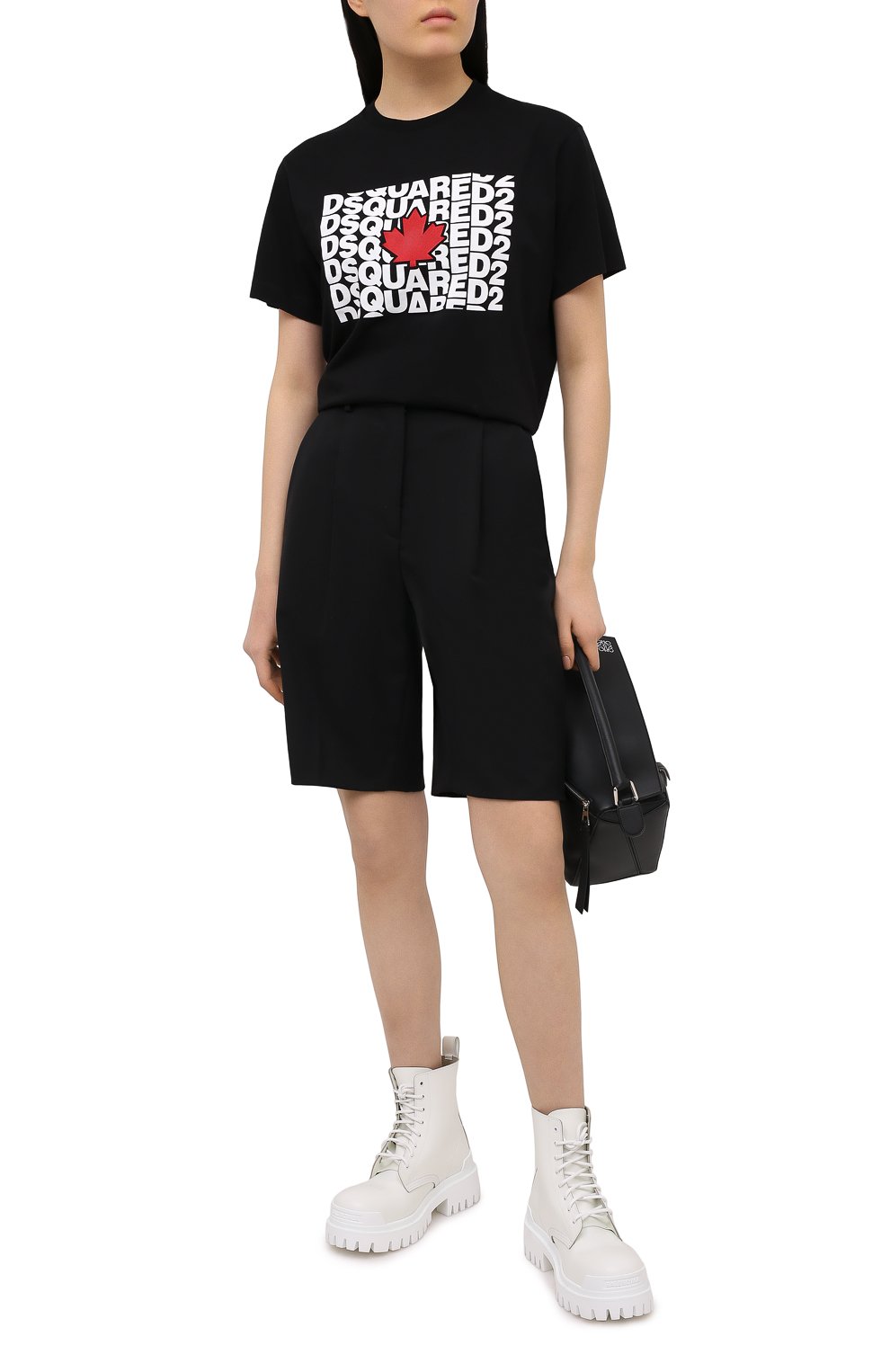 Хлопковая футболка DSQUARED2, арт. S75GD0162/S23009, фото 2