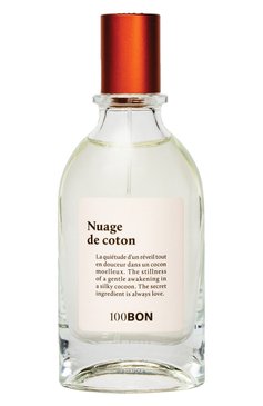 Туалетная вода nuage de coton (50ml) 100BON бесцветного цвета, арт. 50088BON | Фото 1 (Тип продукта - парфюмерия: Туалетная вода; Региональные ограничения белый список (Axapta Mercury): Не проставлено; Нос: Не проставлено; Ограничения доставки: flammable)