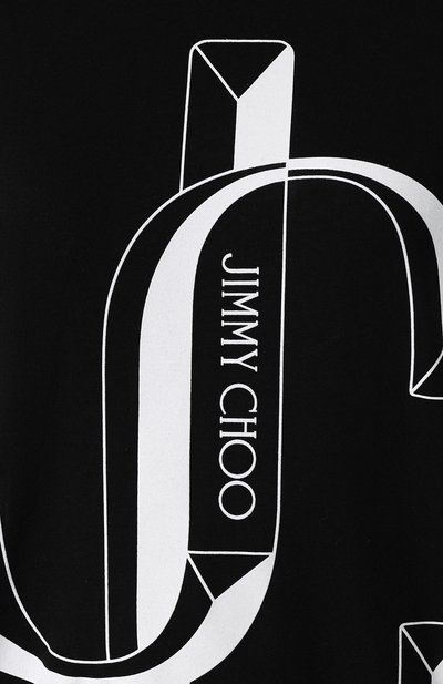 Хлопковая футболка JIMMY CHOO, арт. JC-TEE/S006, фото 5