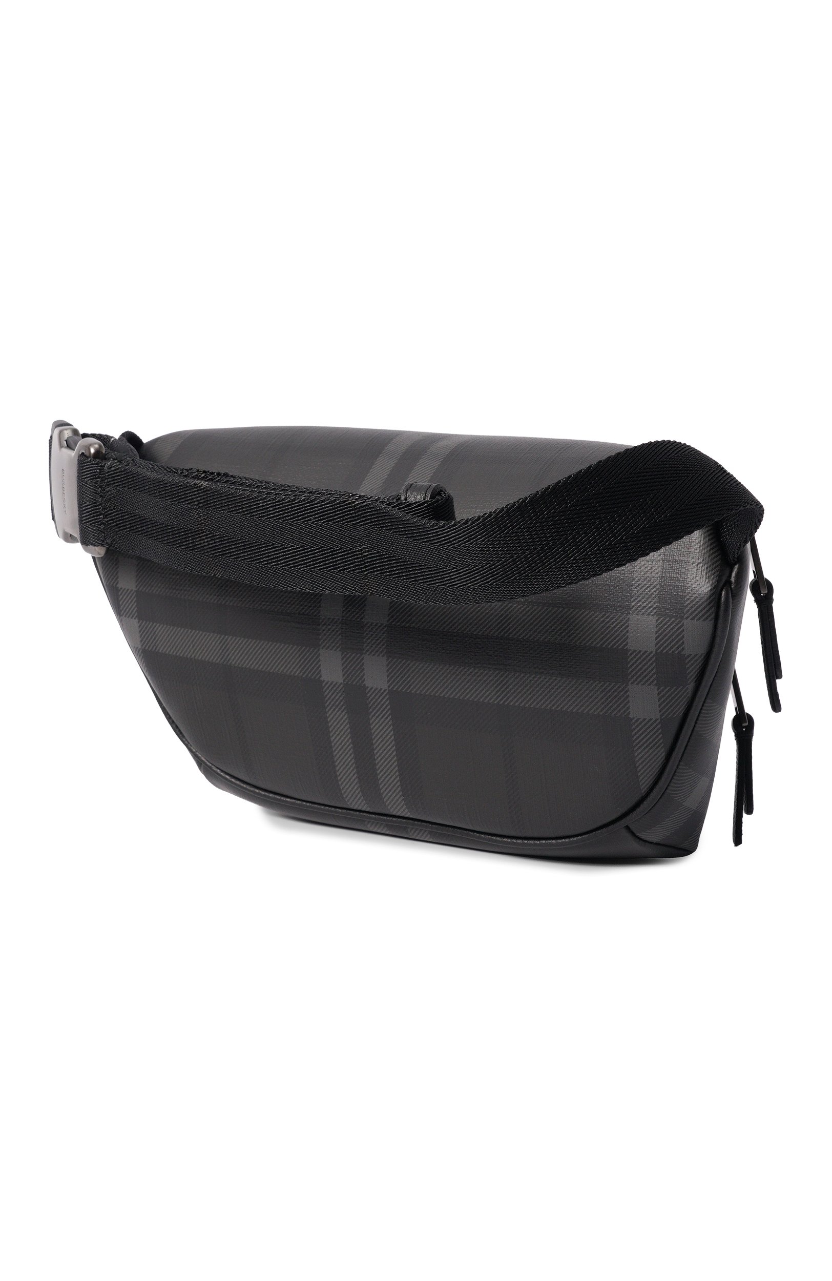 Поясная сумка city BURBERRY темно-серого цвета по цене 122500 руб., арт. 8128050, фото 3 Поясная сумка city BURBERRY, арт. 8128050, фото 3