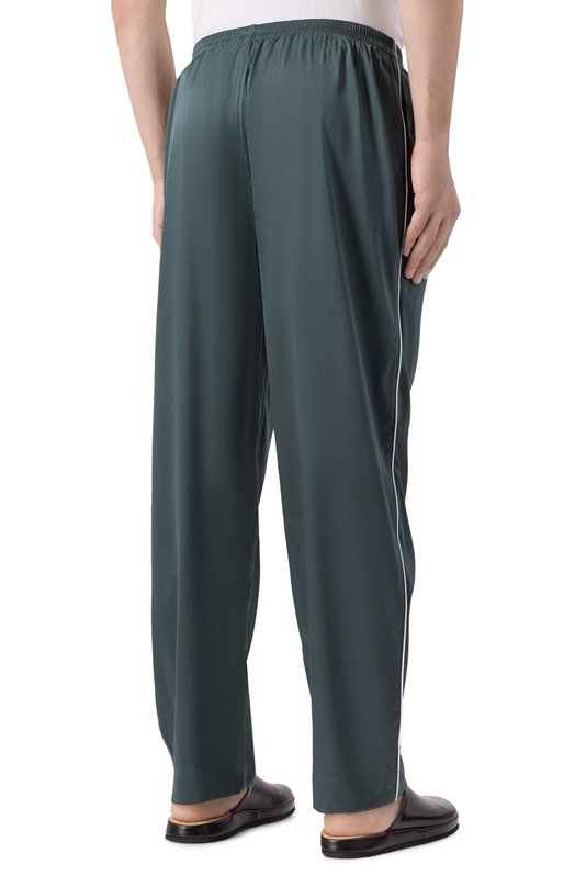 Шелковые домашние брюки Kiton UNWT010K0245H05 Зелёный  UNWT010K0245H05 Фото 4