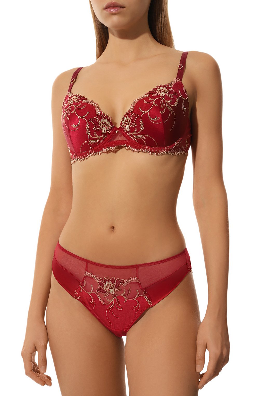 Трусы-слипы LISE CHARMEL красного цвета по цене 18680 руб., арт. ACJ0730, фото 2 Трусы-слипы LISE CHARMEL, арт. ACJ0730, фото 2