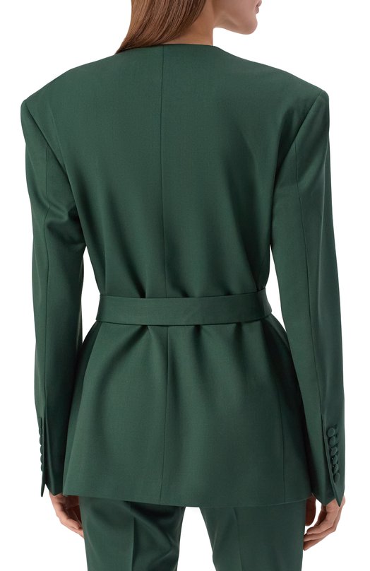 Шерстяной жакет Jacob Lee WWB2055AW25BG Зелёный  WWB2055AW25BG Фото 4