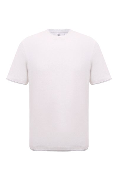 Мужская хлопковая футболка BRUNELLO CUCINELLI, арт. M0B137427
