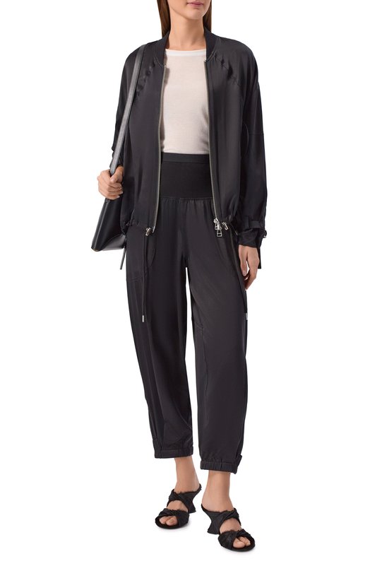 Хлопковый лонгслив Co 1091NCR-C0RE Кремовый  1091NCR-C0RE Фото 2