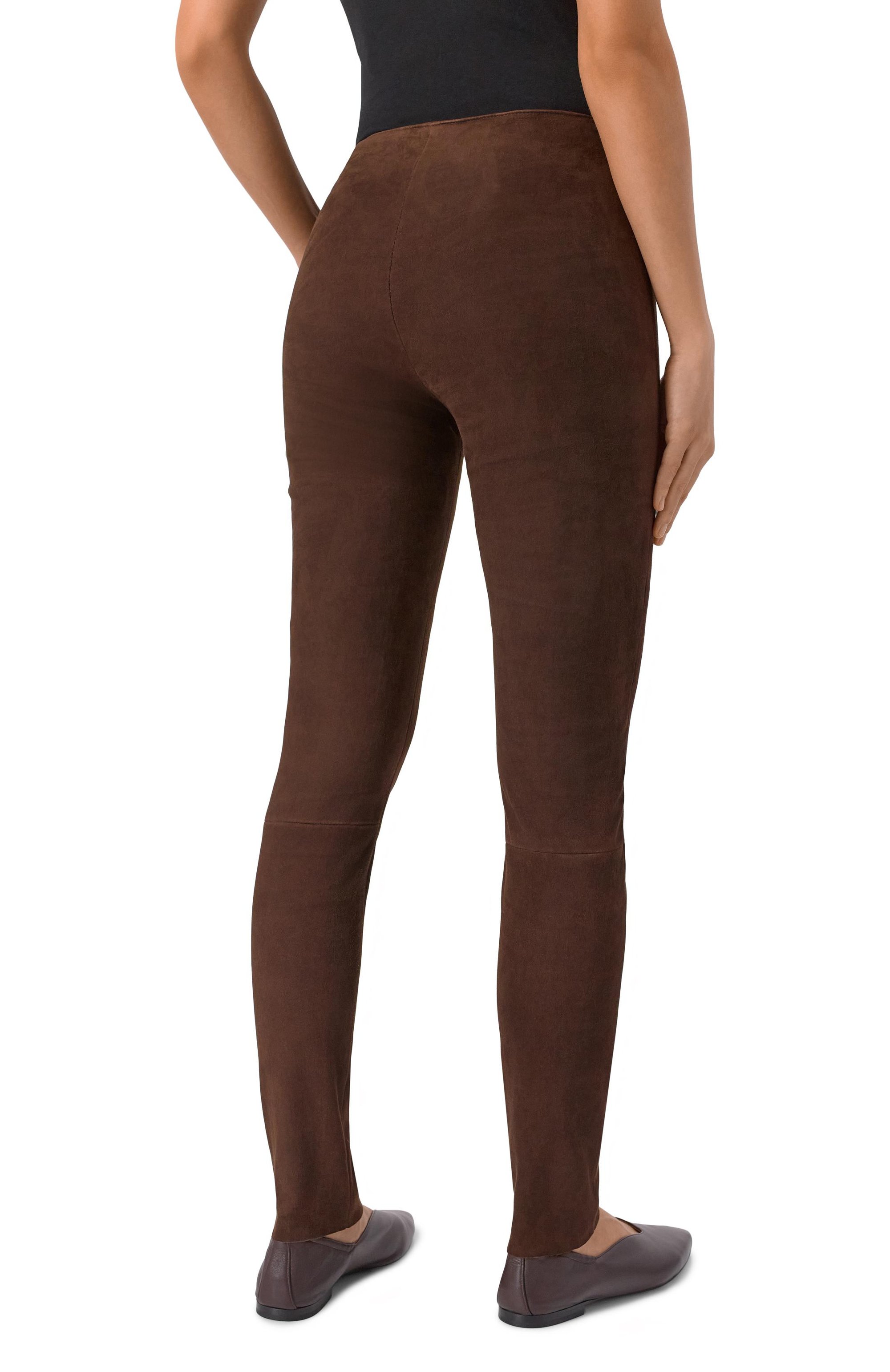 Замшевые легинсы KITON, арт. D58173K0556F01, фото 4