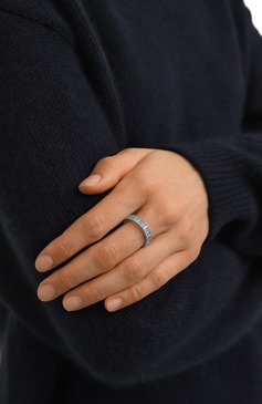 Женское кольцо matrix SWAROVSKI голубого цвета, арт. 5661910 | Фото 2 (Нос: Не проставлено; Региональные ограничения белый список (Axapta Mercury): Не проставлено; Материал: Металл, Кристаллы)