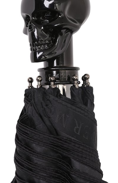 Складной зонт с фигурной ручкой ALEXANDER MCQUEEN, арт. 500677/4A37Q, фото 5