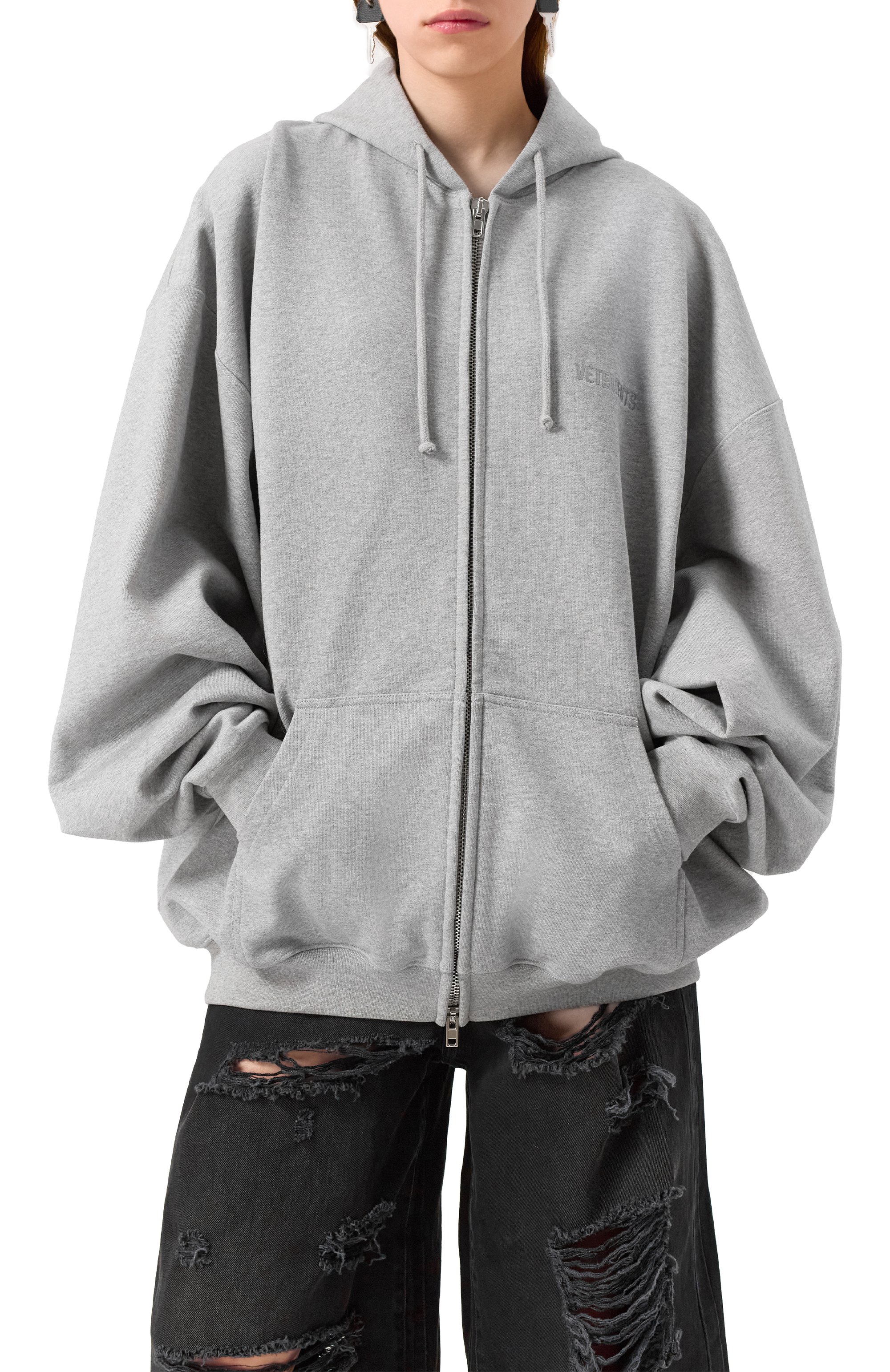 Хлопковая толстовка VETEMENTS, арт. UA66HD810G, фото 3