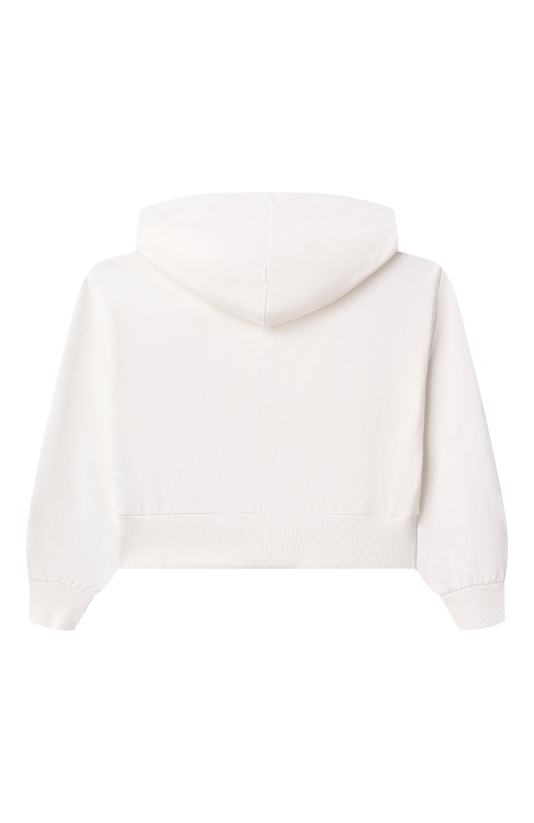 Детская комплект из толстовки и брюк MOSCHINO молочного цвета, арт. HDK033/LDA00/4-8 | Фото 3 (Драгоценные камни: Проставлено; Рукава: Длинные; Материал сплава: Проставлено; Девочки Кросс-КТ: Костюмы-спорт; Тематический товар: Teddy Bear; Материал внешний: Хлопок; Ростовка одежда: 8 лет | 128 см, 6 лет | 116 см, 4 года | 104 см, 5 лет | 110 см)