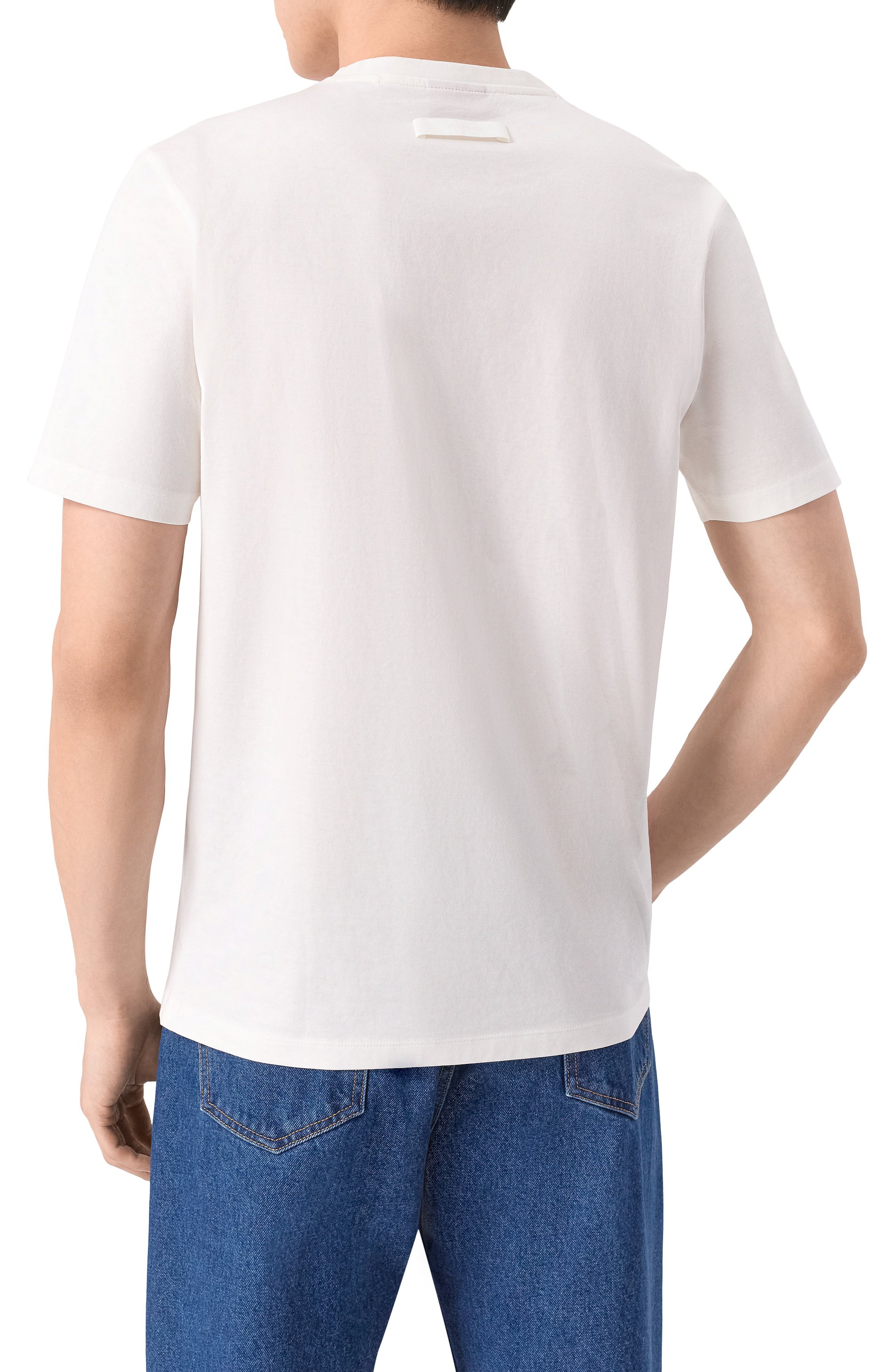 Хлопковая футболка HUGO, арт. 50542969, фото 4