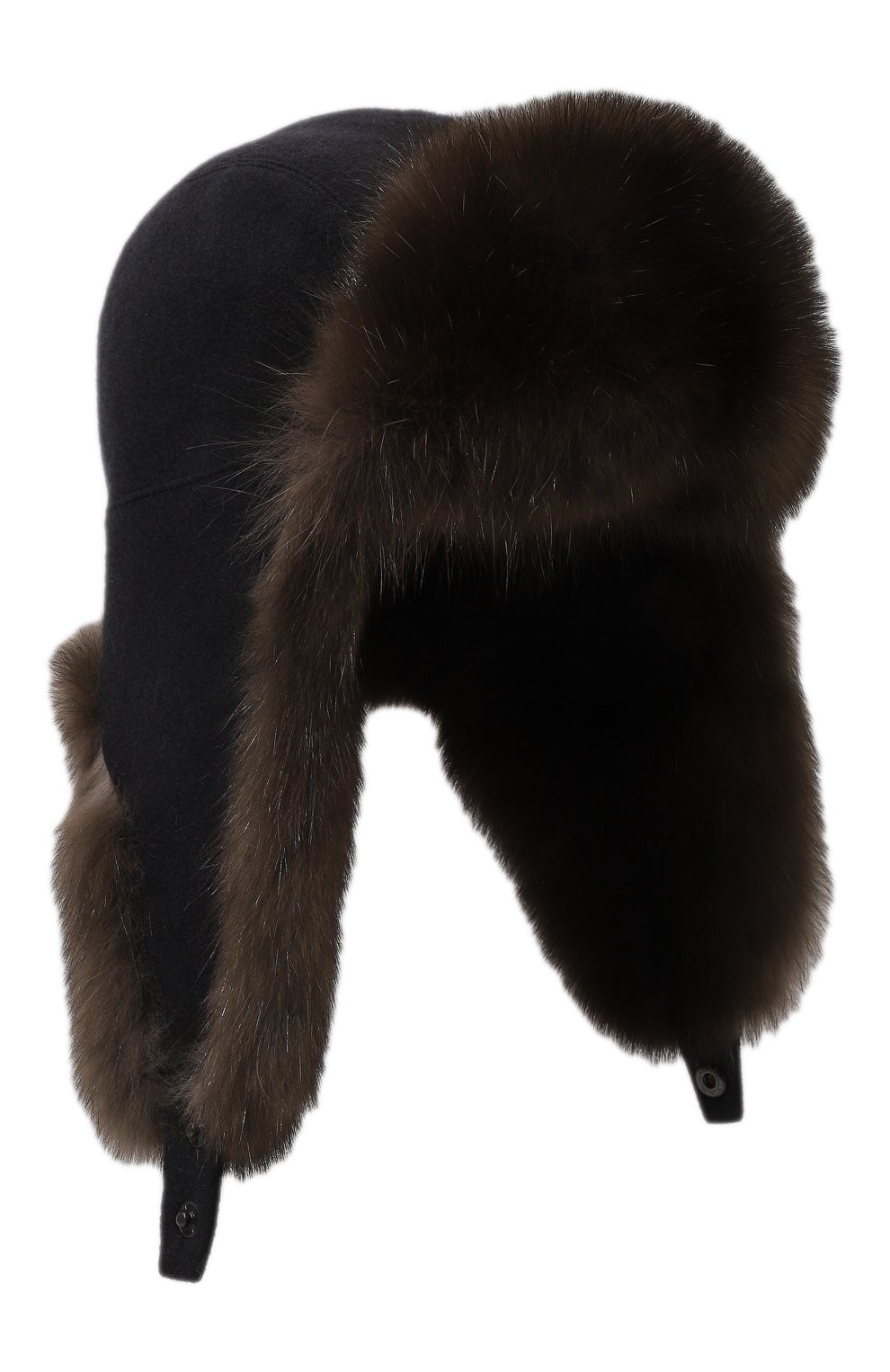 Шерстяная шапка-ушанка с мехом соболя VICTORIA KUSENKOVA, арт. 099103584153, фото 1