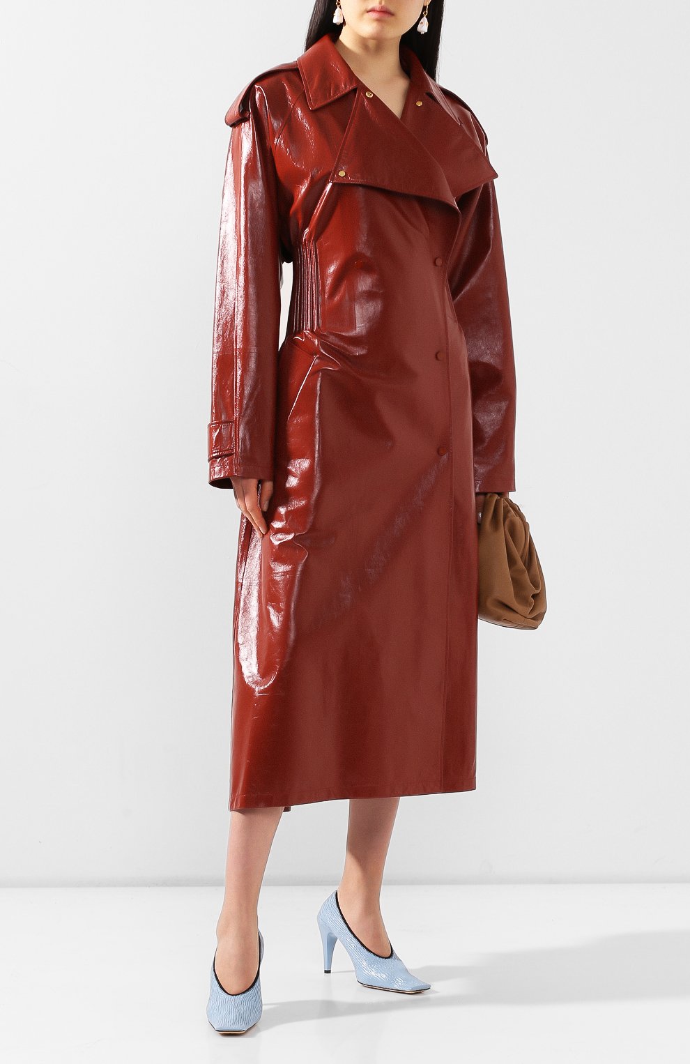 Кожаный тренч BOTTEGA VENETA, арт. 616546/VKLC0, фото 2
