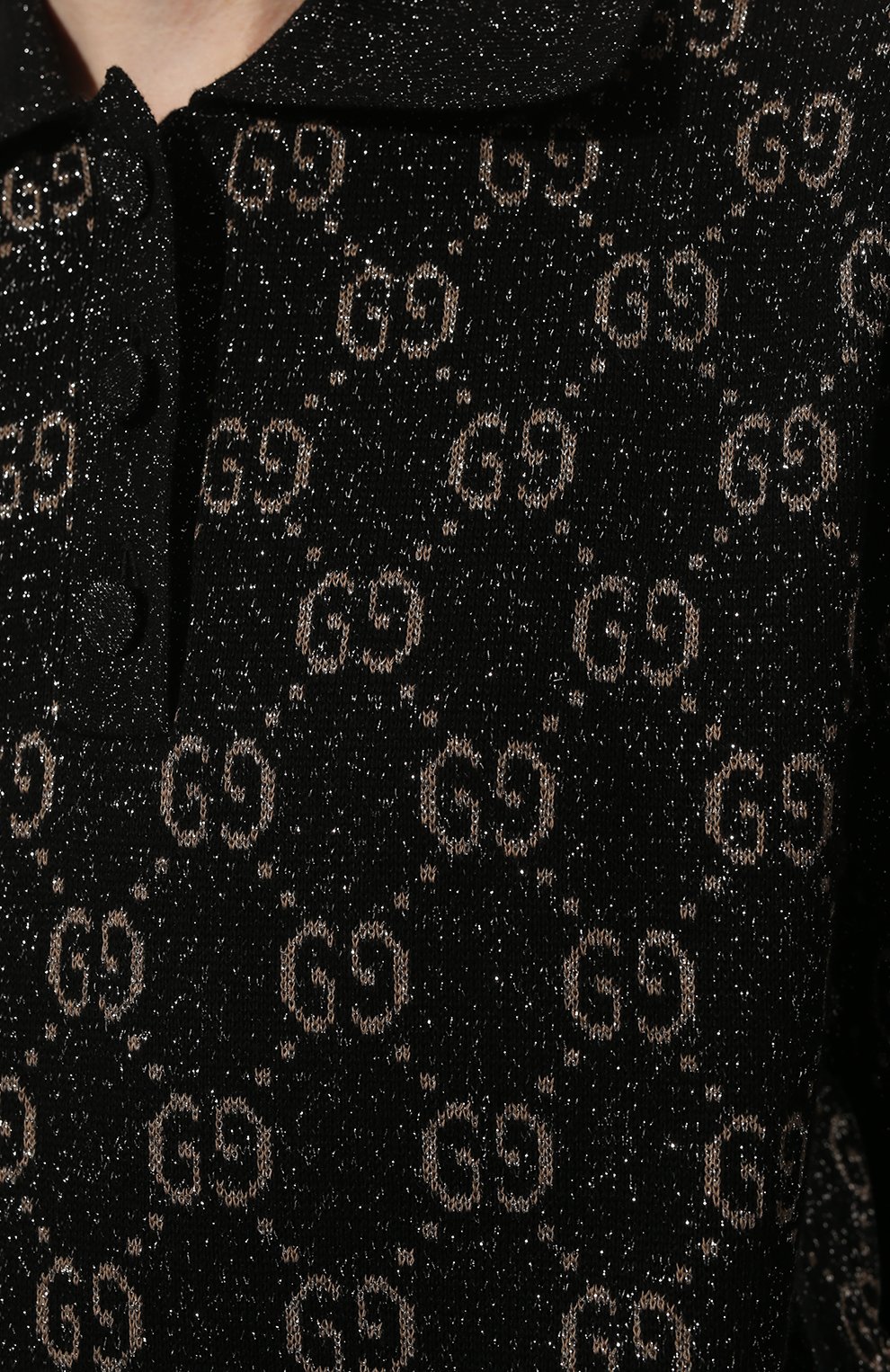 Хлопковое поло GUCCI, арт. 678435/XKB54, фото 5