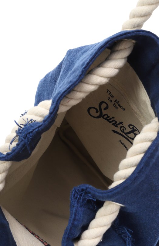 Рюкзак MC2 Saint Barth STBA B0AT BACKPACK LINEN/00277H Синий  STBA B0AT BACKPACK LINEN/00277H Фото 5