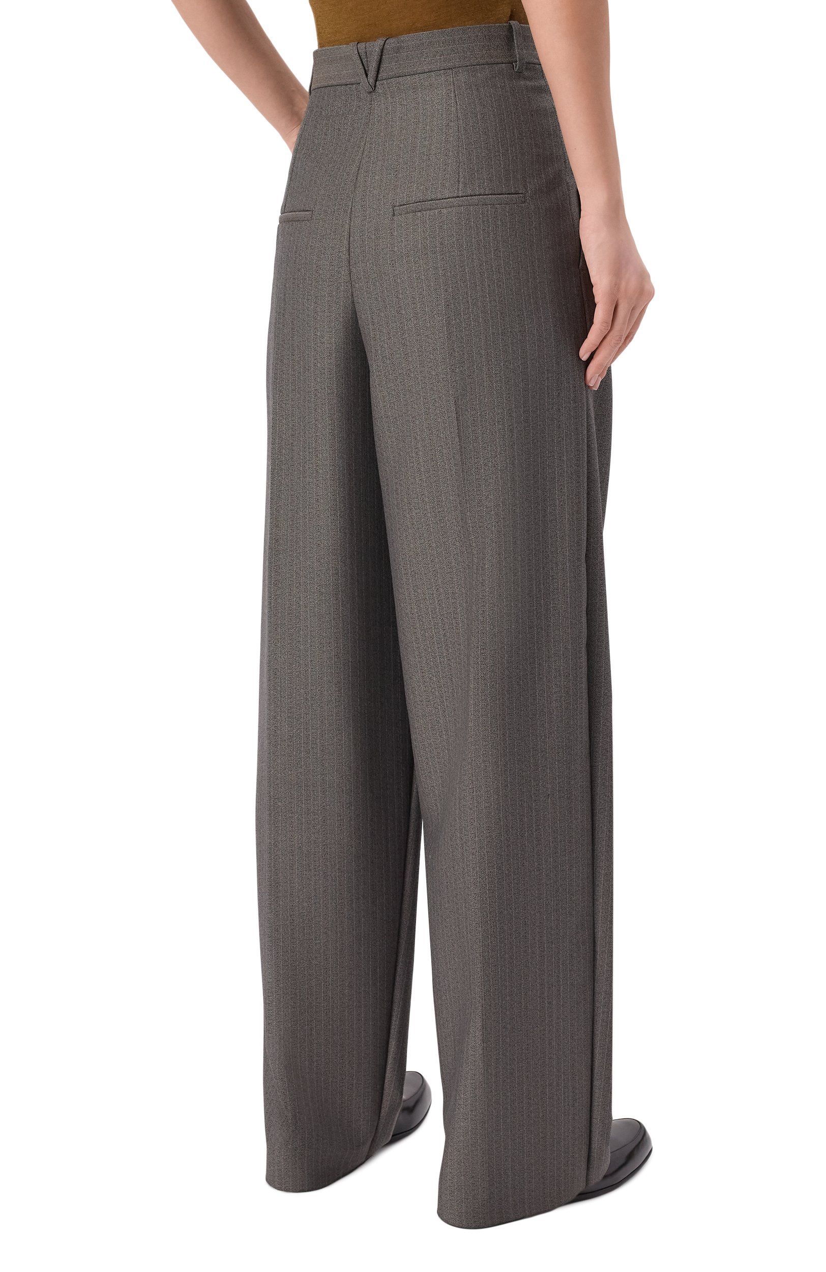 Шерстяные брюки BOTTEGA VENETA, арт. 876661/V6020, фото 4