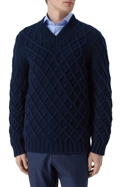 Шерстяной свитер KITON, арт. UMM070603, фото 3