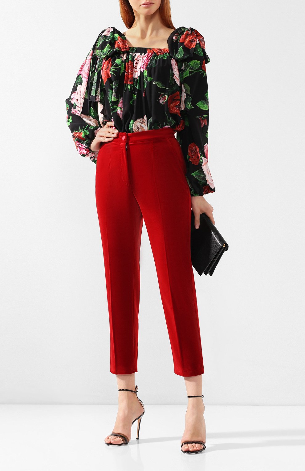 Хлопковые брюки DOLCE & GABBANA, арт. FTA6ST/FUVJZ, фото 2