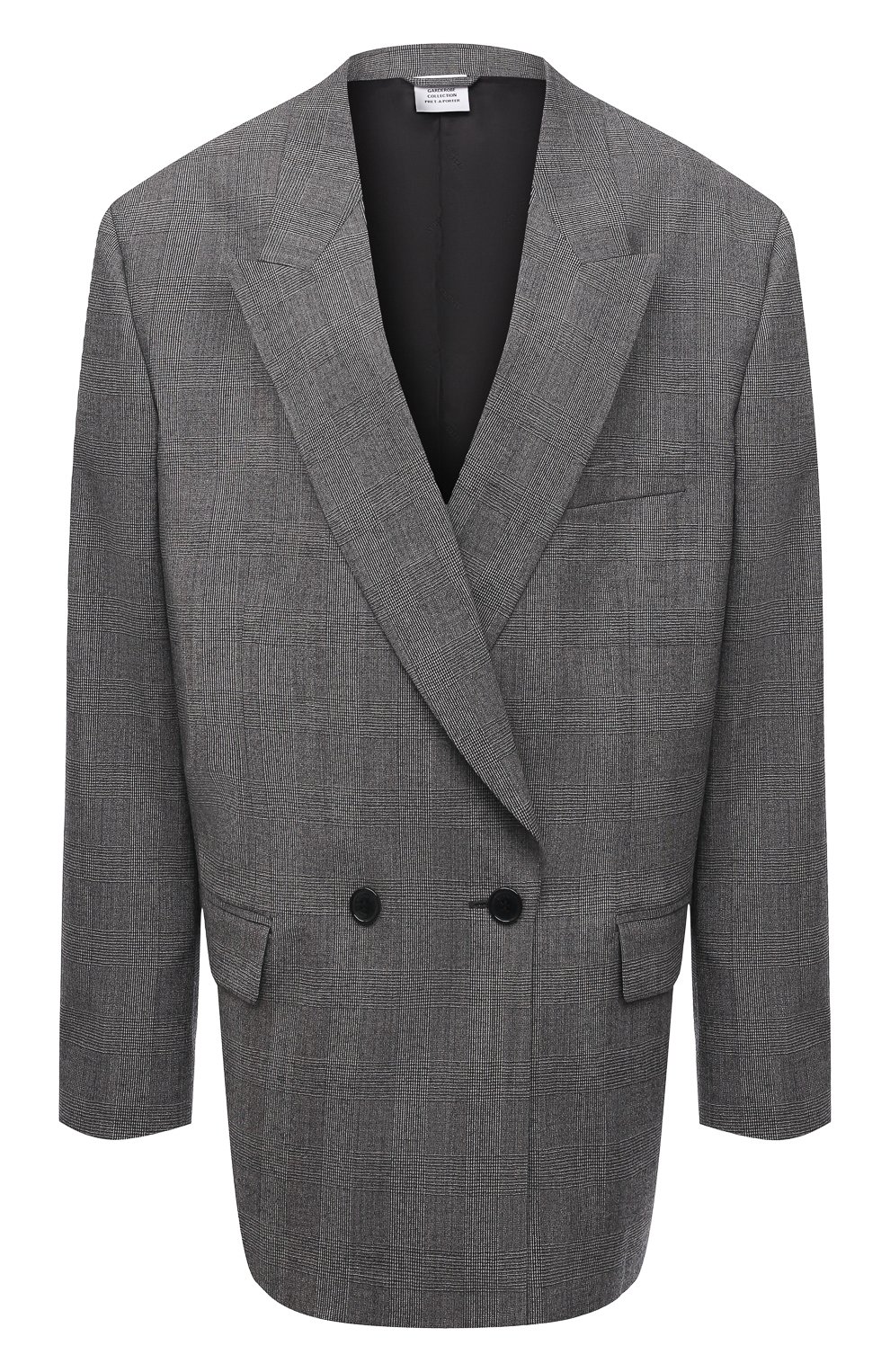 Шерстяной жакет VETEMENTS, арт. WE51JA500W 1207/GREY CHECK, фото 1
