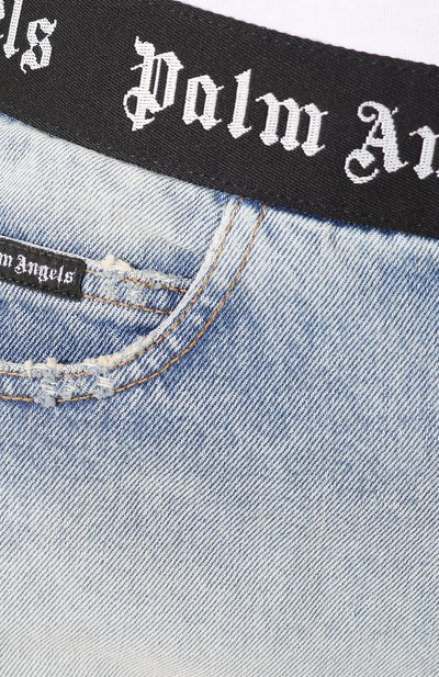 Джинсовые шорты PALM ANGELS, арт. PWYC003S20DEN0014001, фото 5