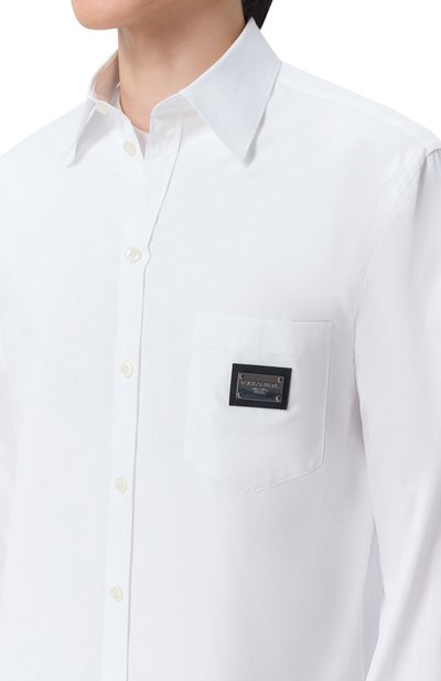 Хлопковая рубашка DOLCE & GABBANA, арт. G5JG4T/GK006, фото 5