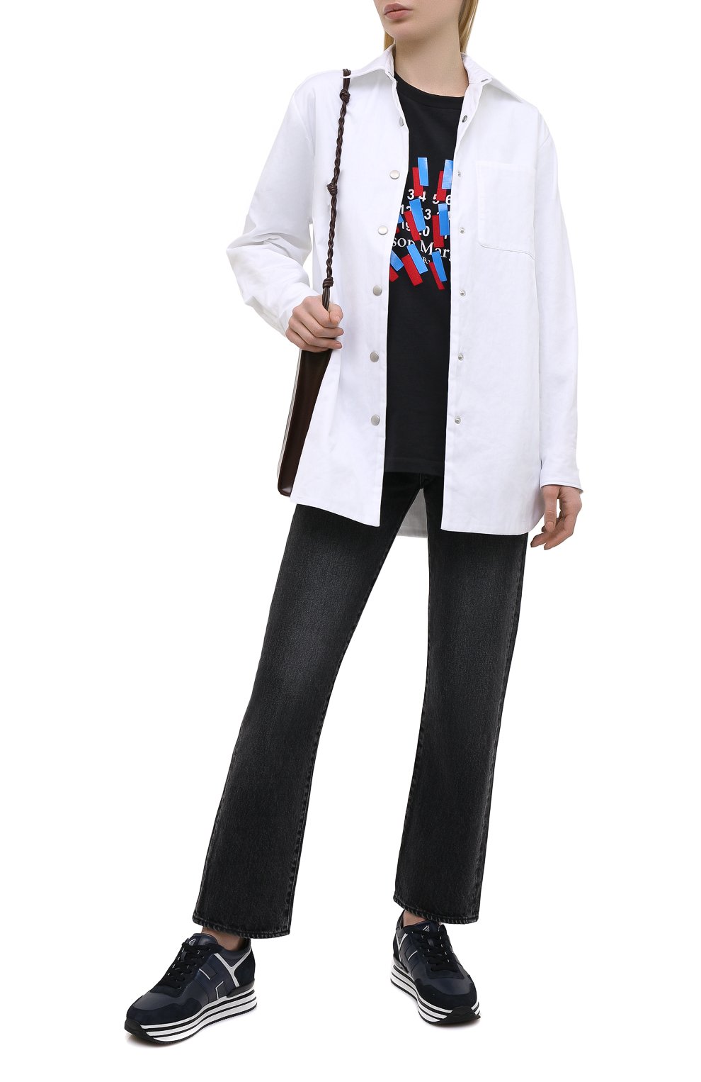 Комбинированные кроссовки h483 HOGAN, арт. HXW4830CB81PFD, фото 2