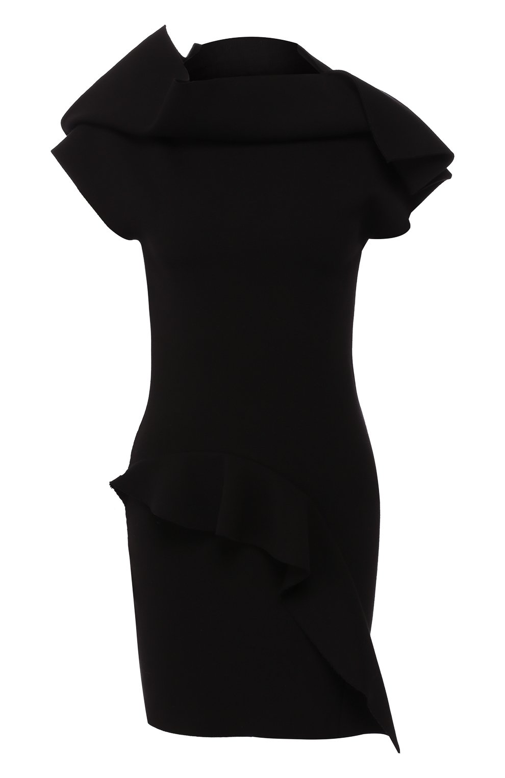 Удлиненный топ RICK OWENS черного цвета по цене 89950 руб., арт. R019F5690/KST, фото 1 Удлиненный топ RICK OWENS, арт. R019F5690/KST, фото 1