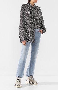 Комбинированные кроссовки triple s BALENCIAGA, арт. 524039/W0906, фото 1