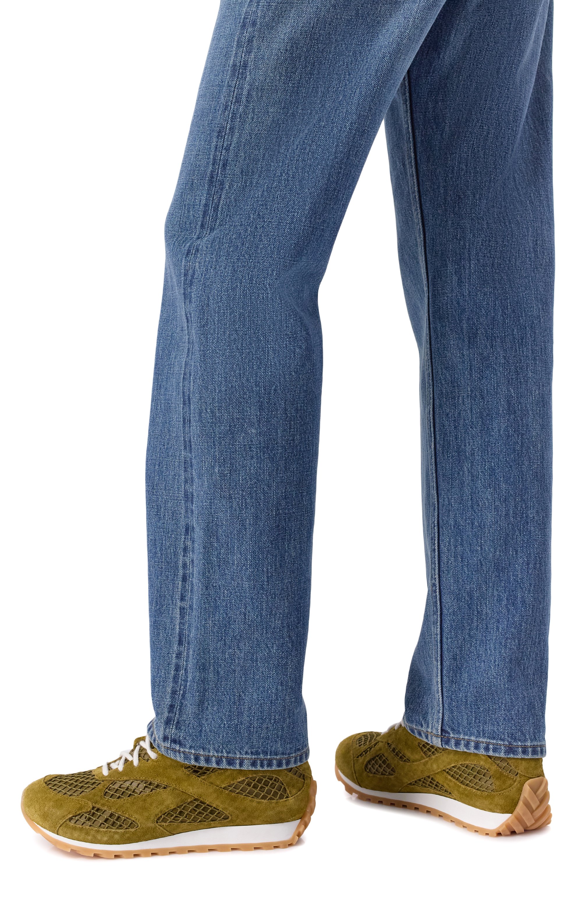 Замшевые кроссовки orbit BOTTEGA VENETA хаки цвета по цене 99500 руб., арт. 797306 V4JE1, фото 2 Замшевые кроссовки orbit BOTTEGA VENETA, арт. 797306 V4JE1, фото 2