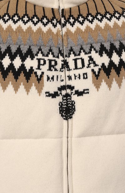 Пуховик из шерсти и кашемира PRADA, арт. SGC018-10O8-F0040-212, фото 5
