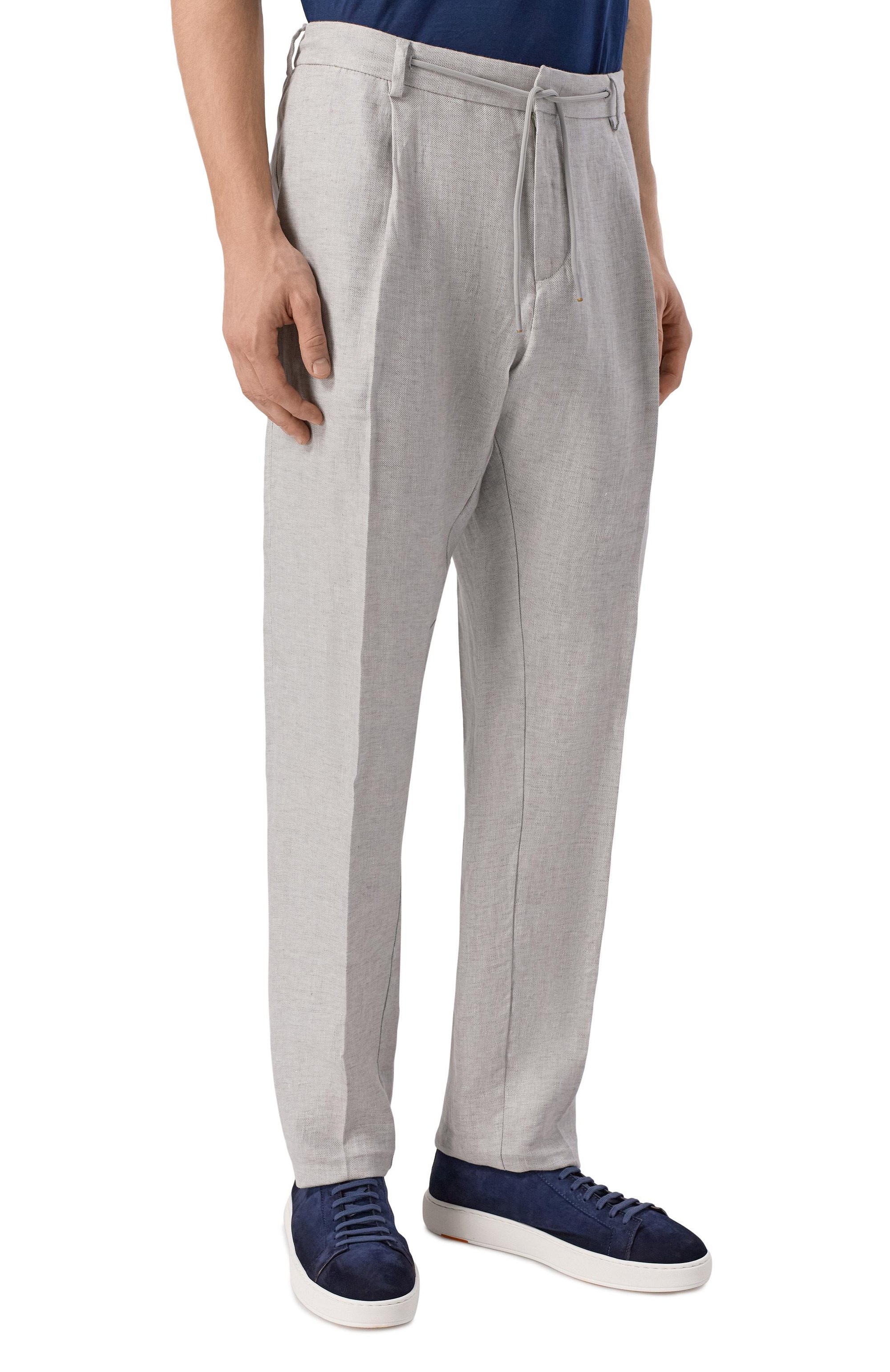 Льняные брюки PAUL&SHARK, арт. 26414057, фото 3